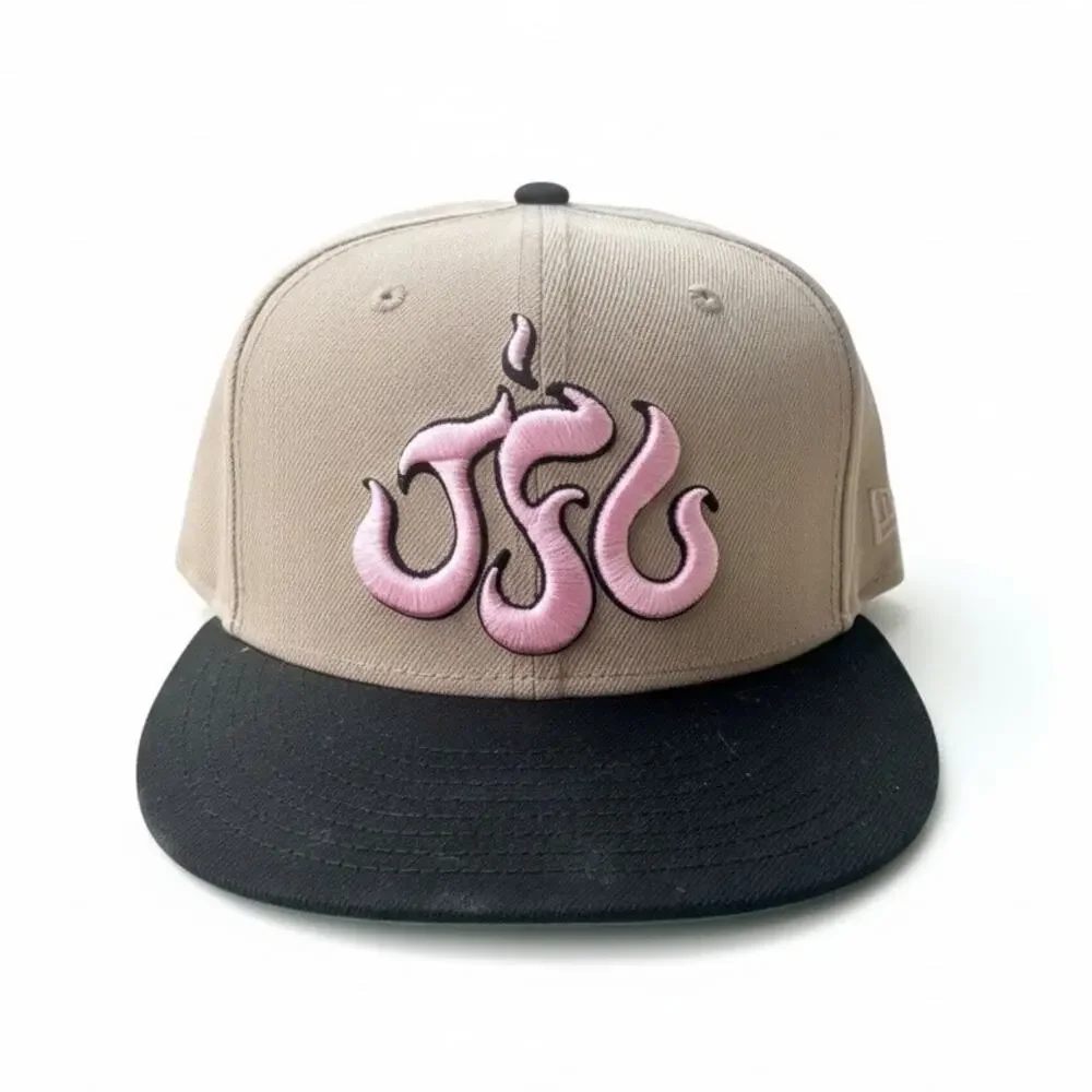 Joe Freshgoods x New‎ Era 59FIFTY Sacred Heart Fitted Camel Black Hat - 7 3/8
